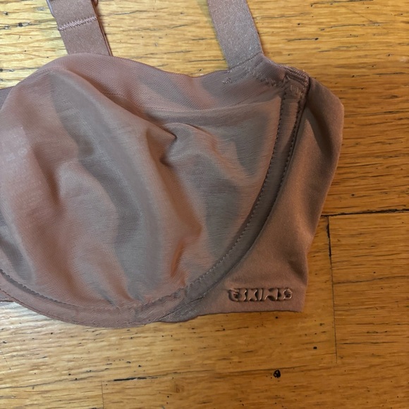 Skims Neutral Mesh Underwire Convertible Straps Demi Bra 34C - Picture 2 of 4